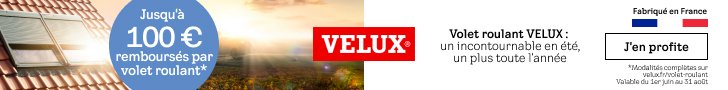 Stores et volets roulants Velux
