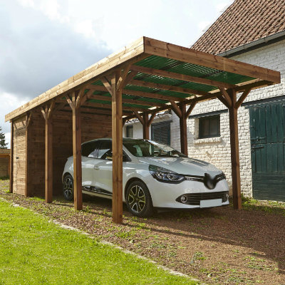 Carport en bois