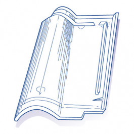 Tuile De Verre Romane Ref 7 Bis Carton De 8 U Toiture Online Com
