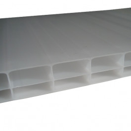 Plaque Polycarbonate Alvéolaire - Opale - 16 mm - 1,25 m - Longueur de 2 à  7 m - Polycarbonate 16 mm - Polycarbonate alvéolaire - Plaque polycarbonate  
