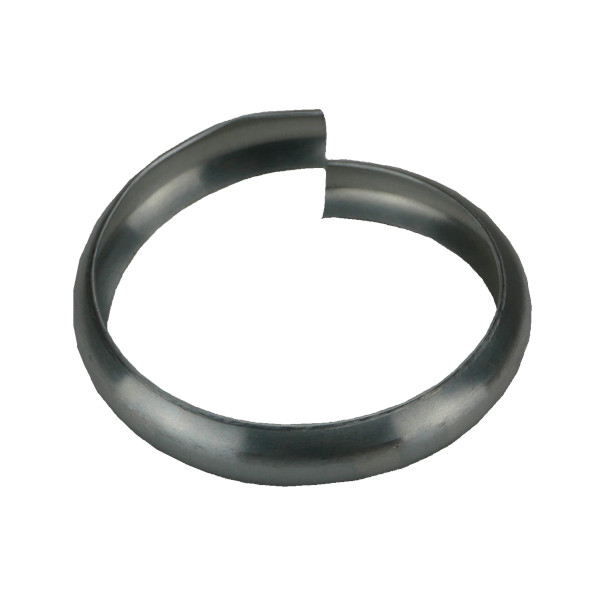 Bague Simple Extensible Sans Bord en Zinc Naturel, diam 80 mm