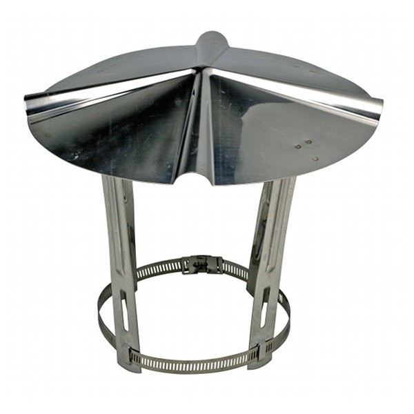 Chapeau chinois Sebico en inox, conduits de ⌀ 200 à 250 mm 