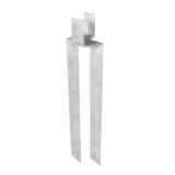 Support de lisse de rehausse métallique Grafimetal, boite de 25 pièces