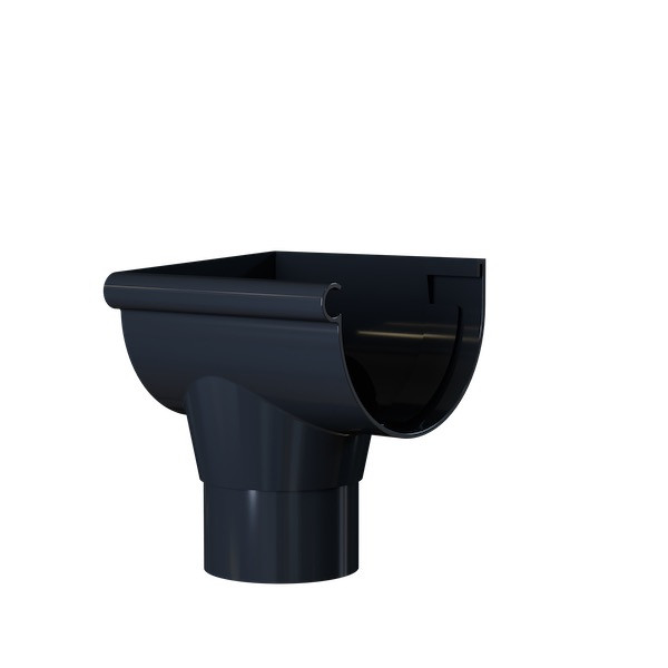 Naissance Extrémité Gauche à Coller MEP Gouttière 25cm 25NGCAN Anthra