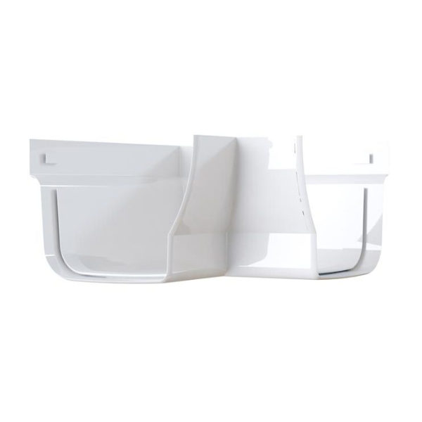 Angle Extérieur PVC MEP RVAEPB pour Gouttière La Réversible®, Blanc