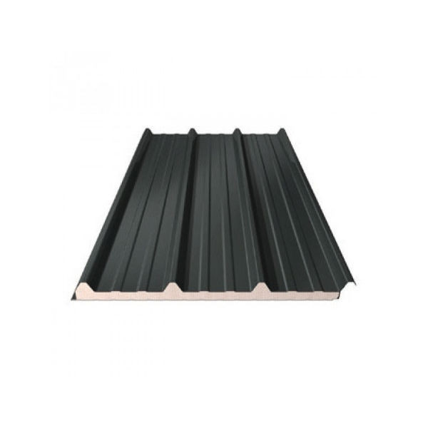 Bac Acier Isole 80 Mm Ardoise Ral 7016 Toiture Online Com