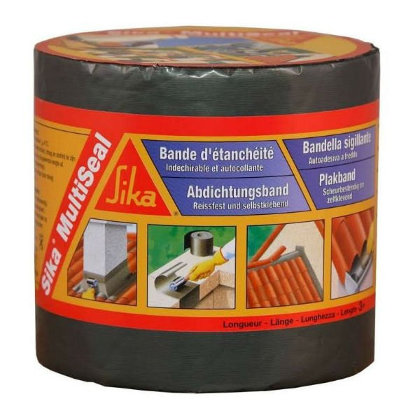 Bande d'étanchéité Sika Multiseal Gris, 100 mm x 10 m