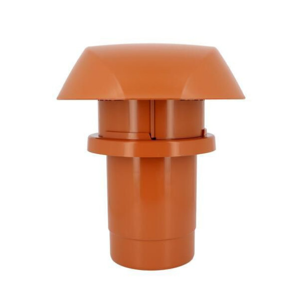 Chapeau de Ventilation Nicoll Atemax VVT16T ⌀100 à 160 mm, Tuile