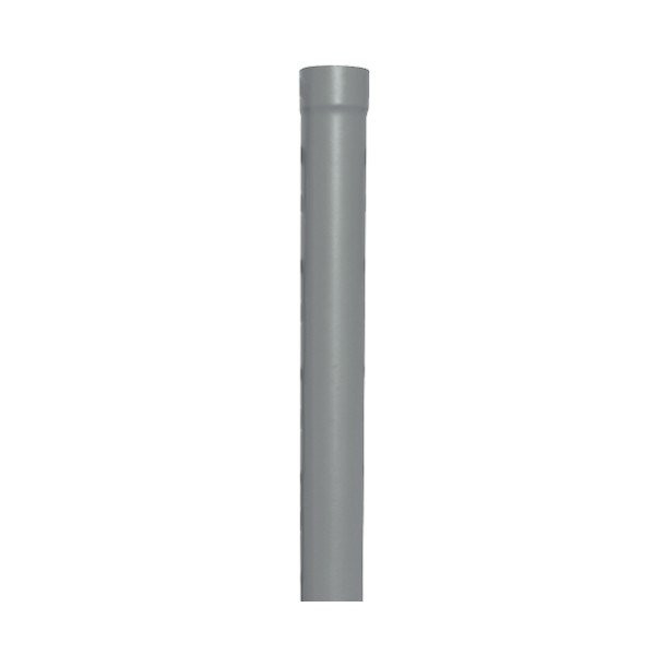 Dauphin Cylindrique Droit Acier galvanisé L 1m ⌀ 100 mm, Quartz