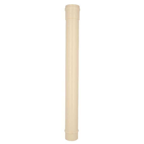Dauphin PVC Droit Sable pour Gouttière Nicoll diam 100, L 1 m