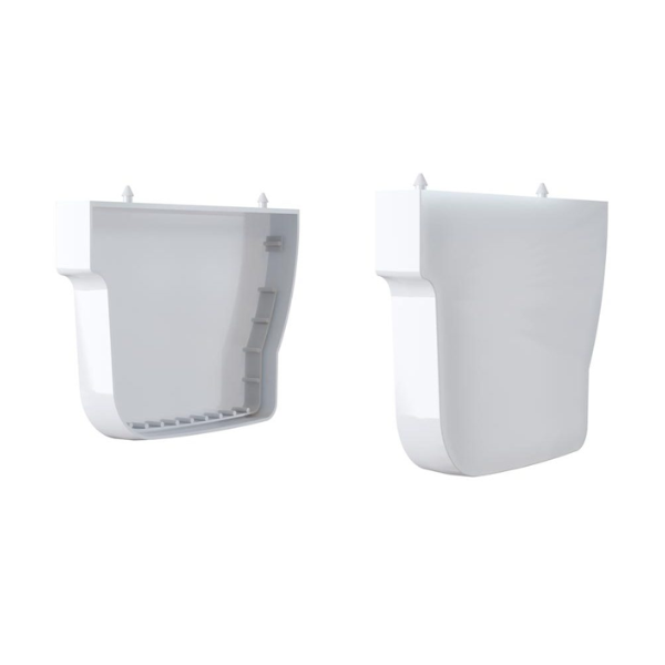 Fond de Gouttière PVC EP RVFB pour Gouttière La Réversible®, Blanc