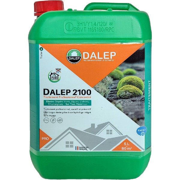 Fongicide Hydrofuge Dalep 2100® Concentré Professionel Bidon de 5L 