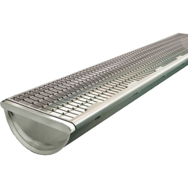 Grille de Protection Gouttières Dalep Stop Feuilles Marron 1m