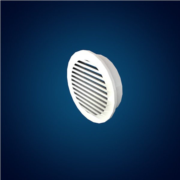 Grille ventilation pour Lambris sous-face MEP SV4 ⌀40 Noir 