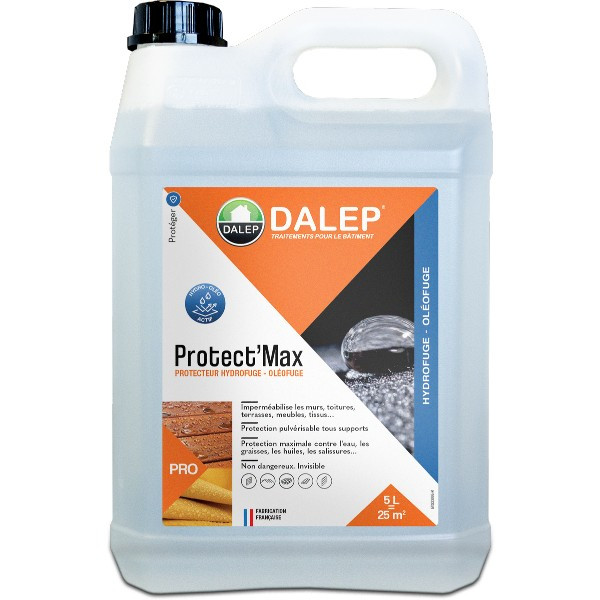 Hydrofuge Oléofuge Dalep Protect'Max Tous Supports Dalep Bidon de 5L 