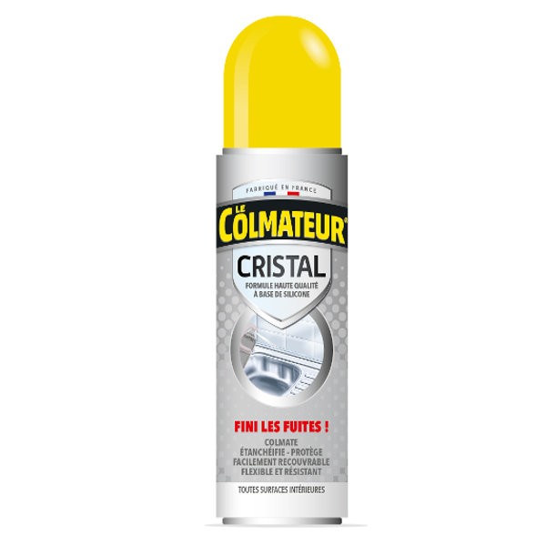 Le Colmateur Cristal, Spray Transparent d’étanchéité, 405 ml