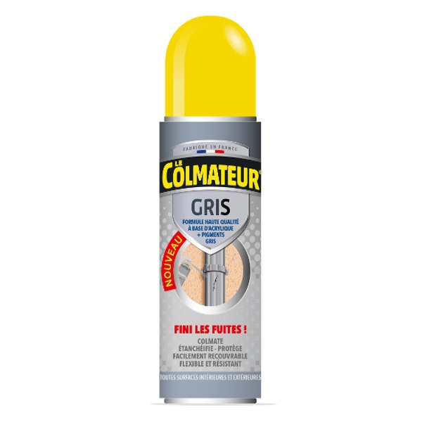 Le Colmateur Gris en Spray d'étanchéité de 405ml