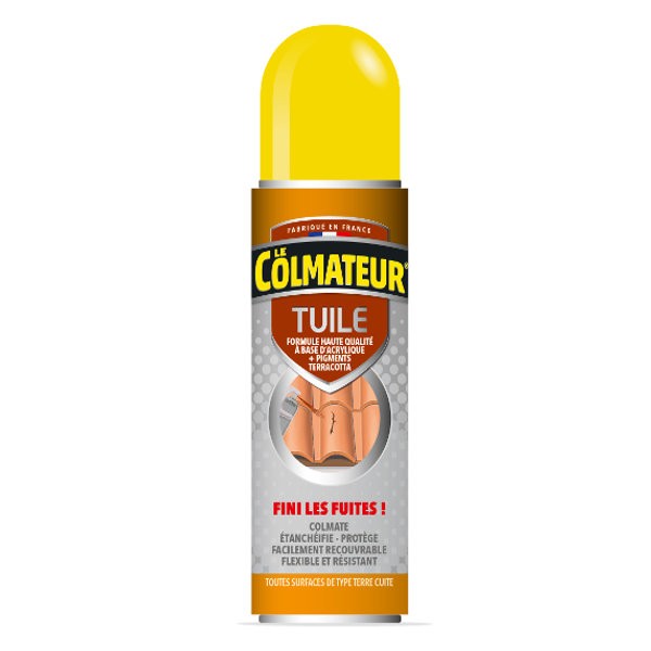 Le Colmateur Tuile en spray pour étanchéité, bouteille de 405 ml