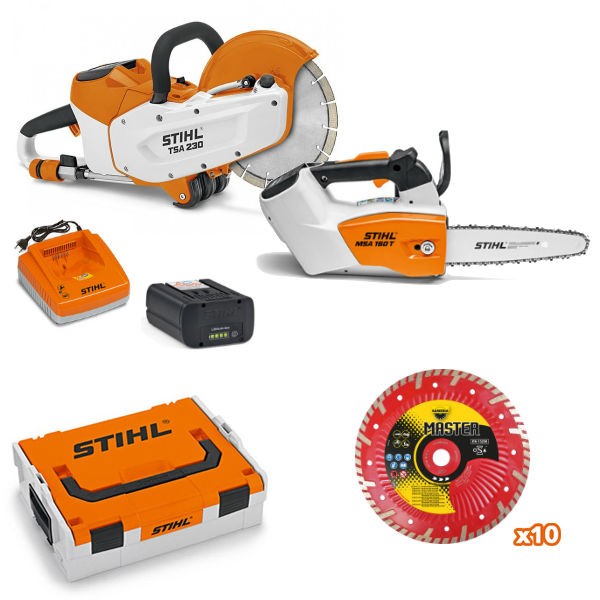 Découpeuse et tronçonneuse STIHL, 10 Disques diamant Master Chrono Diam 230mm