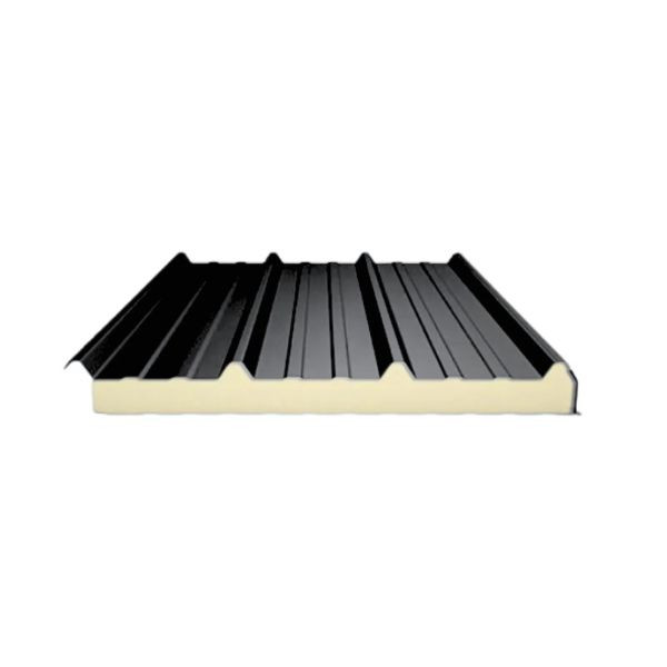 Panneau Sandwich isolé Ondatherm® T 40mm Noir 9005