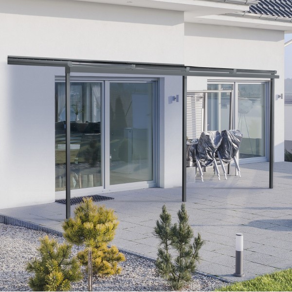 Pergola Hélios en kit aluminium couleur au choix, 4 x 3 m