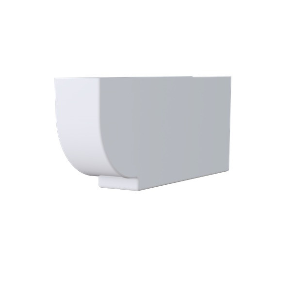 Cache Panne ABS Bourgogne MEP PP6100 11 x 25 x 60 cm Blanc