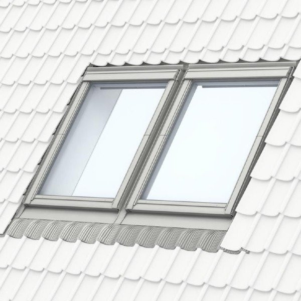 Raccord d'étanchéité pour Combinaison Jumo Velux EKJ 0021E Gris