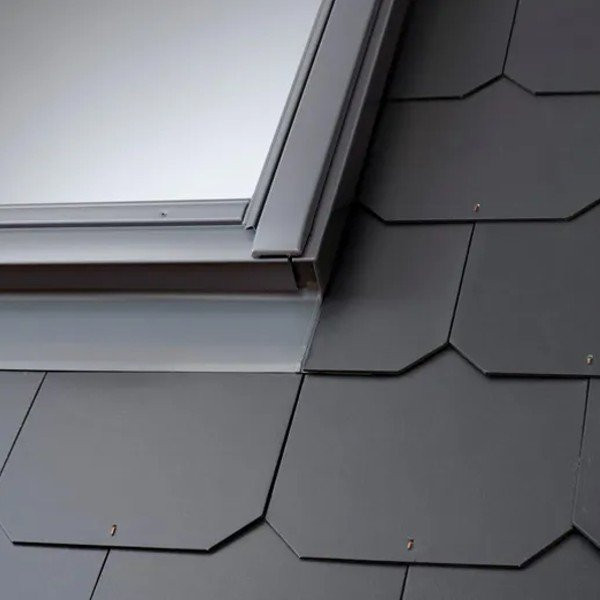 Raccord d'étanchéité Fenêtre de Toit Velux EDL 0000 Gris Anthracite