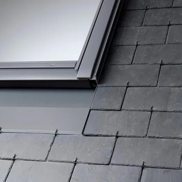 Raccord d'étanchéité Fenêtre de Toit Velux EDN 0000 Gris Anthracite