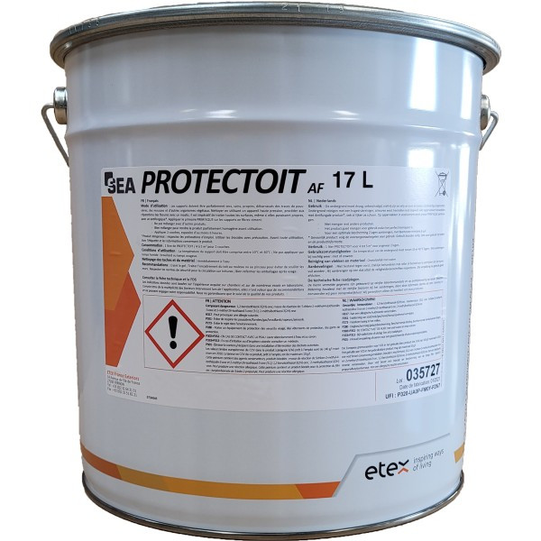 Revêtement Toiture Imperméable Dalep Protectoit Anthracite Pot 17L