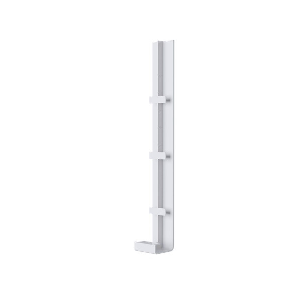 Jonction Ailettes Planche de Rive PVC MEP Rivecel 300mm RJL300B Blanc