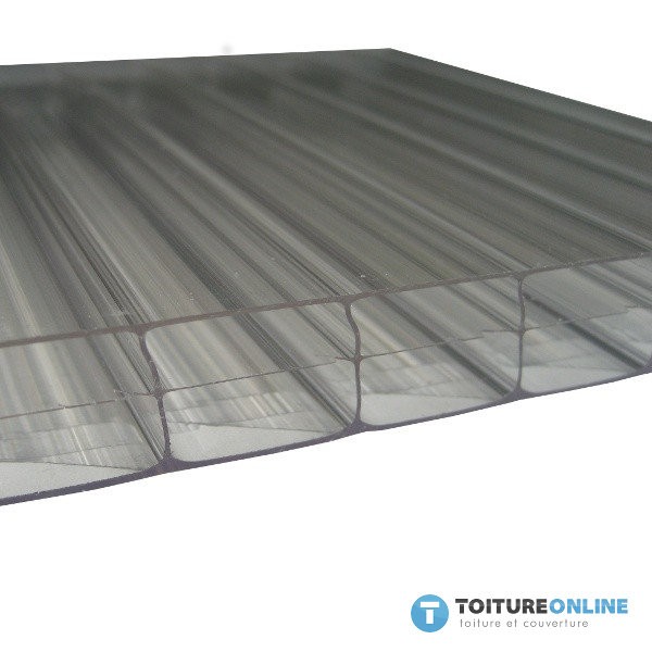 Plaque Polycarbonate Alvéolaire Claire - 16 mm - 0,98 m x 4 m