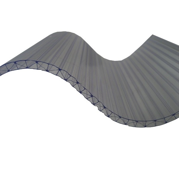 Plaque Polycarbonate Ondulé Alvéolaire - Grandes Ondes - 0,92 m x 2,5 m