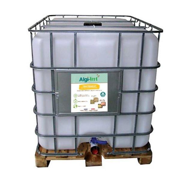 Traitement pour Toiture, Façades, Terrasses Algi-Vert, Cuve de 1000L