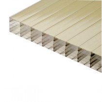 Plaque Polycarbonate Alvéolaire - Gold - 32 mm - 1,25 m - Longueur de 2 à 7 m