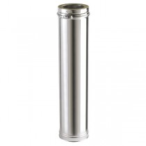 Conduit Cheminée en Inox Double Paroi Isolé Element 1250 mm Ø153mm