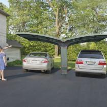 Carport Alu Gris Anthracite en Kit Arizona Canopia by Palram 495x578cm