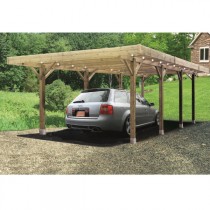 Carport bois modulable SOLID 6 x 5 m – Traitement autoclave
