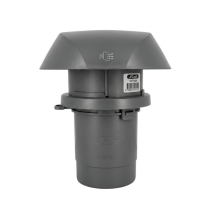 Chapeau de Ventilation Nicoll Atemax VVT16A ⌀100 à 160 mm, Anthra