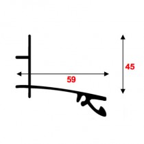 Kit Faitière supérieure - Alu - 16 et 32 mm - Longueur de 3 m à 7 m