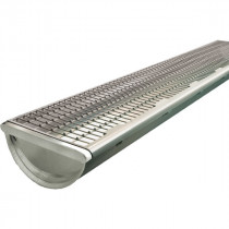Grille de Protection Gouttières Dalep Stop Feuilles Sable 1m