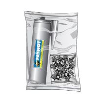 Kit Fixation pour Sortie de Toiture Faynot n°2 à 4, 20 vis + Silicone