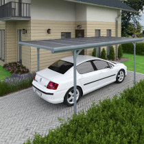 Carport Aluminium Gris en Kit Verona Canopia by Palram 297,5 x 500 cm