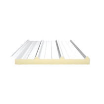 Panneau Sandwich isolé Ondatherm® T 80mm Blanc 9010 1x6,40 m