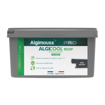 Peinture Anti-chaleur pour Toiture Algicool Roof Noir RAL 7024, 15L