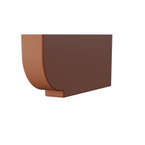 Cache Panne ABS MEP Bourgogne 90x250x600mm PP680M Marron