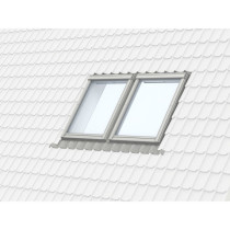 Raccord pour Combinaison Horizontale Velux EKW 0702EC2 Rouge Brun