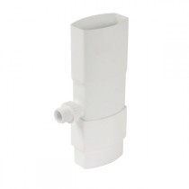 Récupérateur eau pluviale ovoïde Blanc Diam 105 x 76 mm Nicoll REP107B