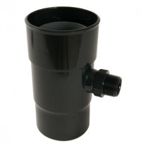 Récupérateur eau pluviale Noir Diamètre 100 mm Nicoll REPF100N