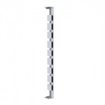 Jonction Planche de Rive PVC MEP Rivecel Double Haut 500mm RJD5G Gris